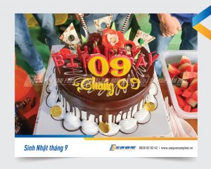 Bánh sinh nhật tháng 9