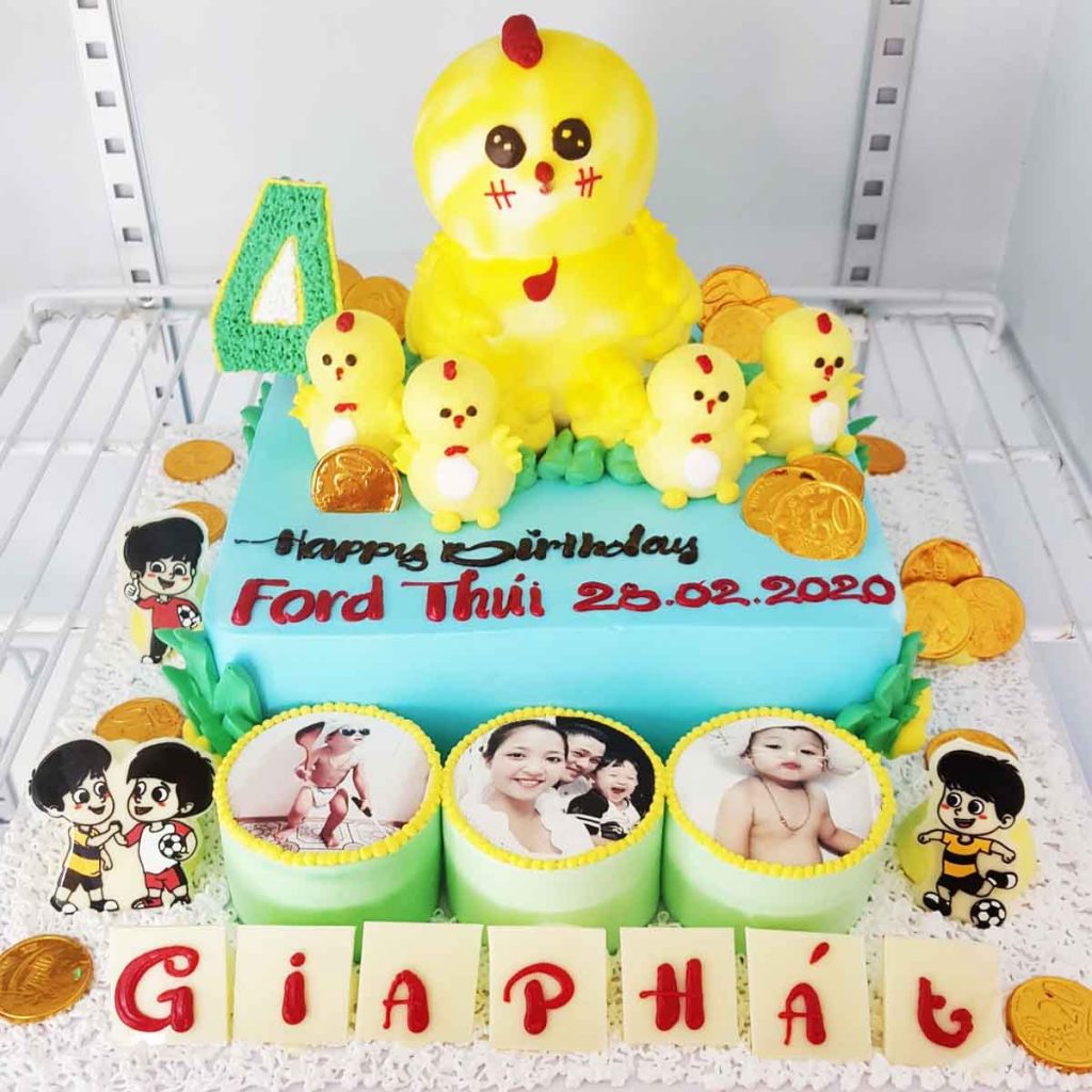 Bánh kem hình con gà