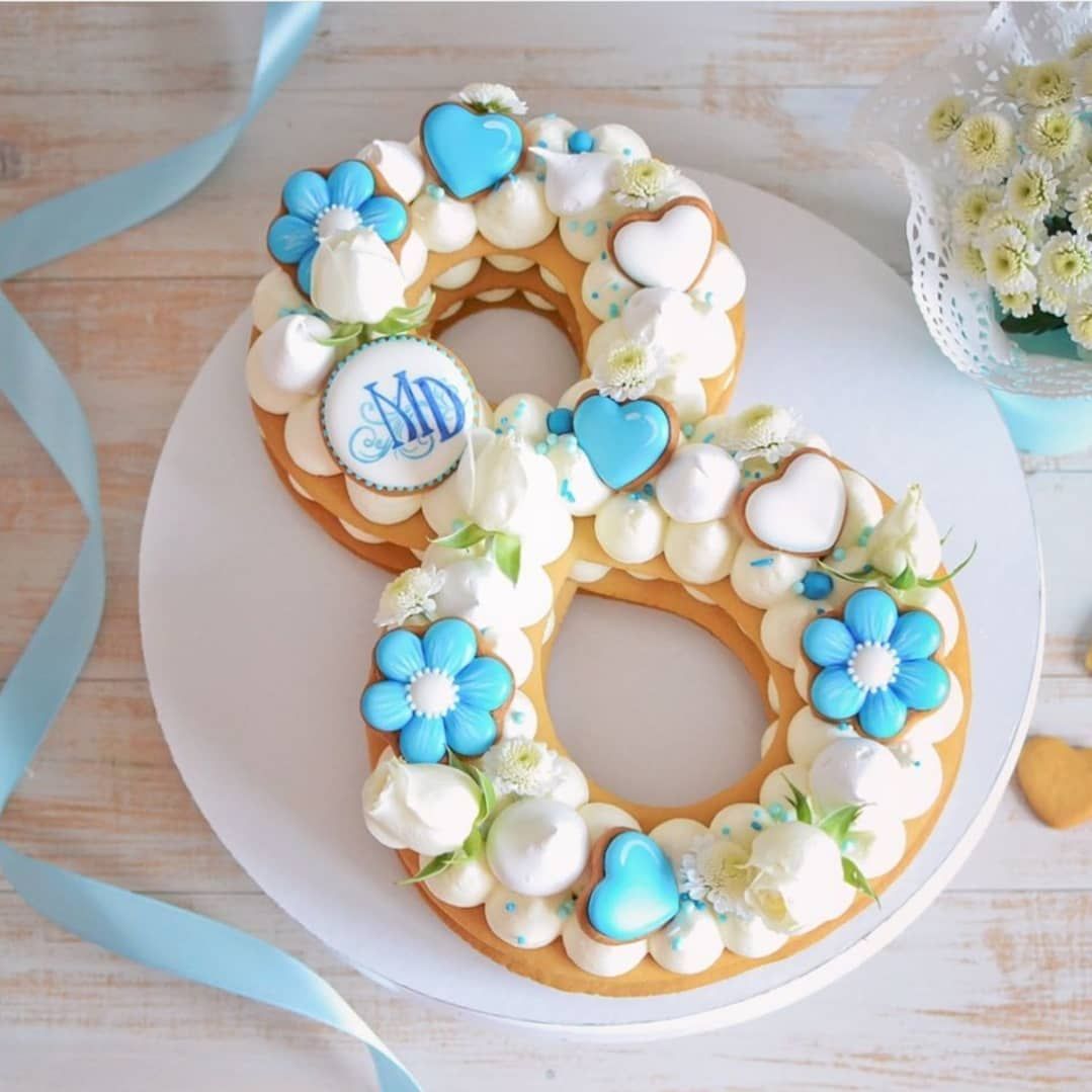 Bánh sinh nhật hình số 8