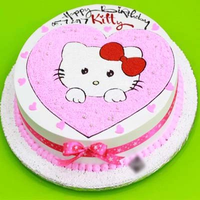 Bánh sinh nhật tạo hình hello kitty và bánh nhỏ gắn tim siêu dễ thương tặng  bé gái | Bánh Kem Ngộ Nghĩnh