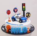 Bánh kem hình xe cảnh sát