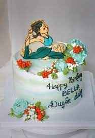 Bánh kem hình tập yoga