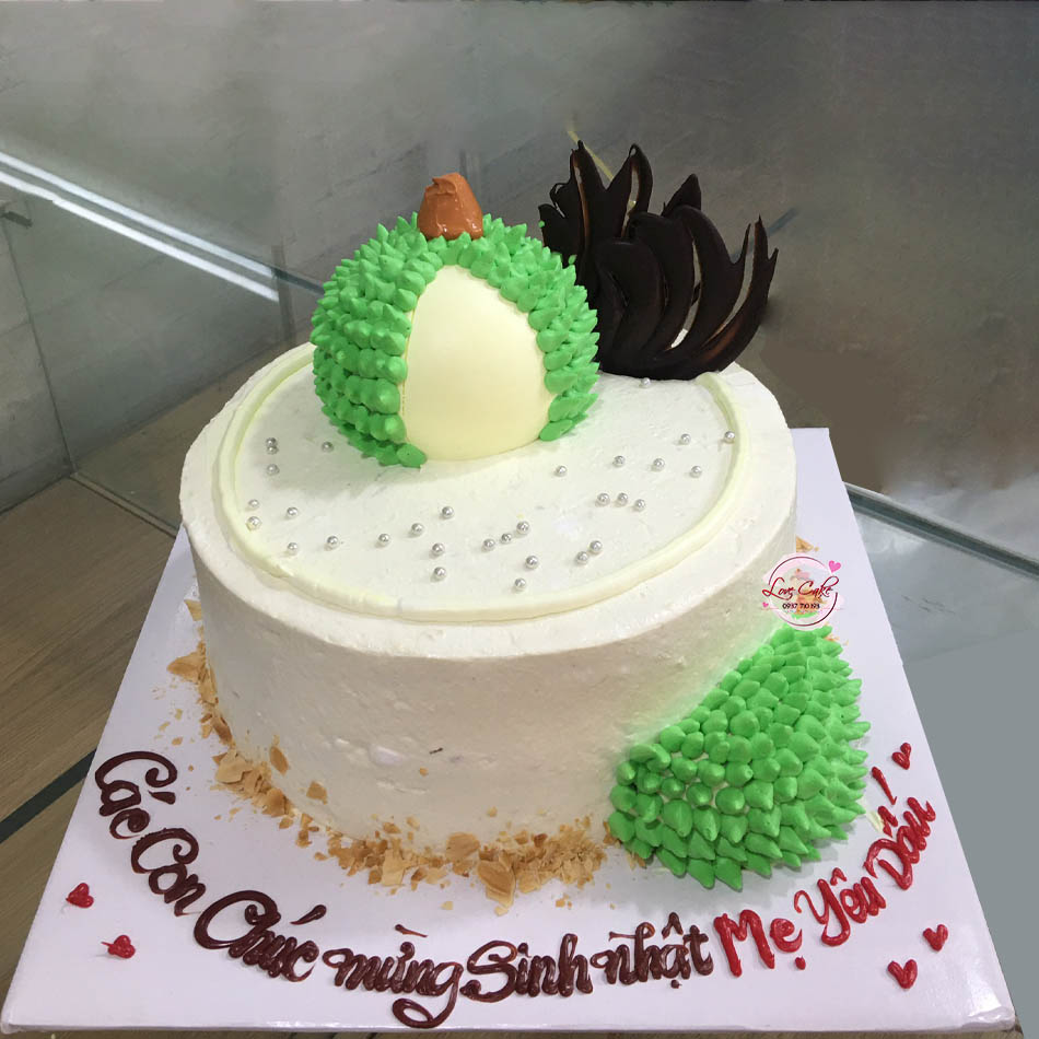 Bánh kem hình sầu riêng