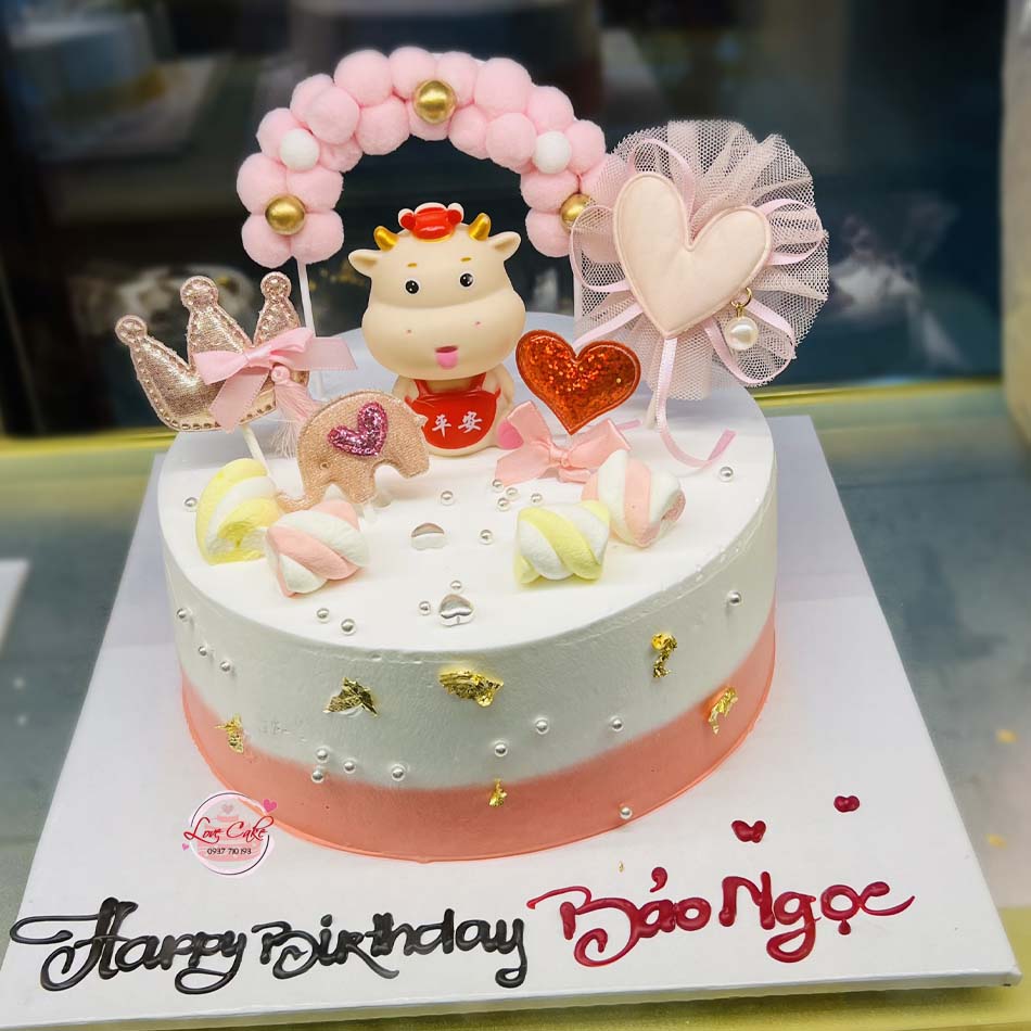 Bánh thôi nôi bé gái