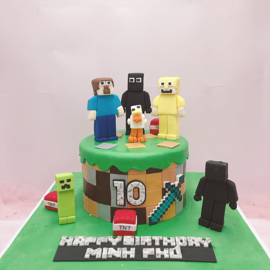 Bánh sinh nhật Minecraft