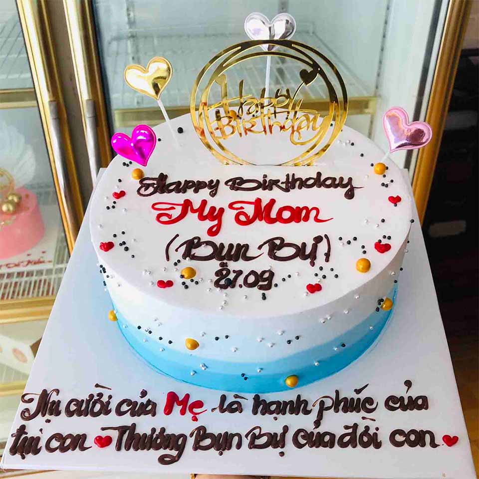 Bánh sinh nhật tạo hình 3D hoa cẩm chướng dành tặng sinh nhật mẹ yêu(Mẫu  49946) - FRIENDSHIP CAKES & GIFT