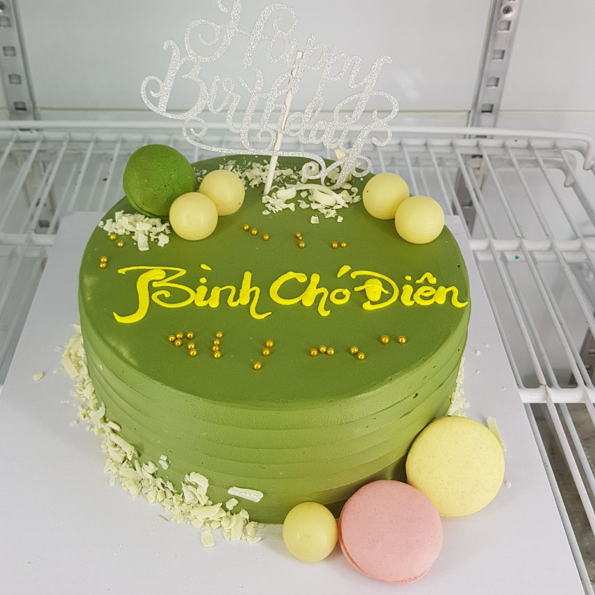 Bánh sinh nhật cho bạn bè tạo hình khủng long màu xanh (Mẫu 50955) -  FRIENDSHIP CAKES & GIFT