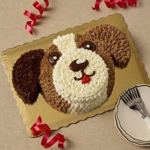 bánh sinh nhật hình con chó