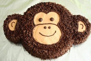 bánh sinh nhật hình con khỉ