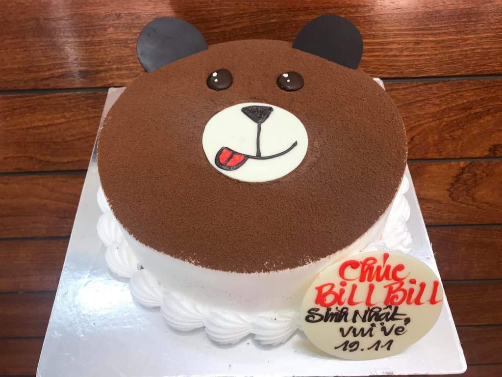 Bánh sinh nhật hình gấu