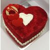 bánh kem hình trái tim