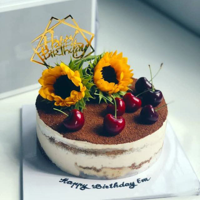 Bánh kem hoa hướng dương