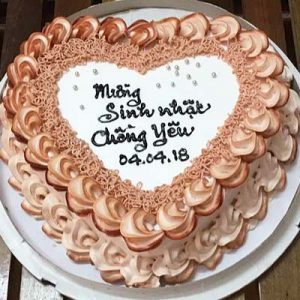 Bánh sinh nhật chồng yêu