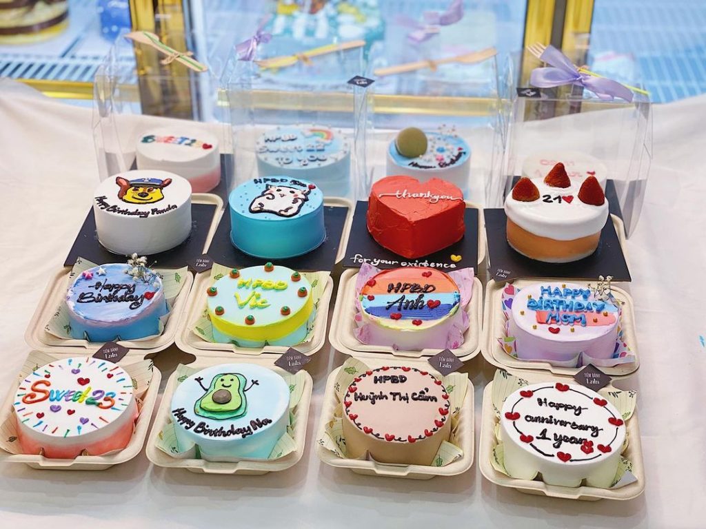 Bánh sinh nhật nhỏ cho 2 người