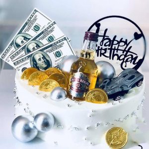 Bánh kem hình chai bia