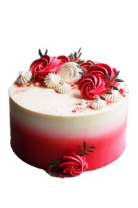 Bánh kem màu đỏ