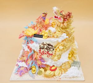 Bánh kem rồng đẹp đây