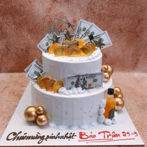 Bánh kem có tiền