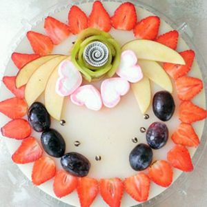 Bánh kem rau câu trái cây