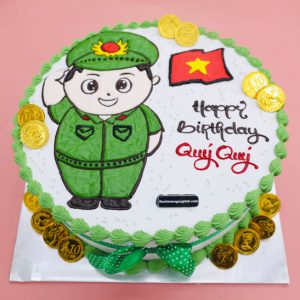 Bánh sinh nhật công an