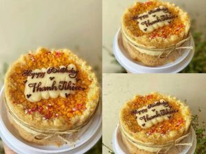 Bánh trứng muối sinh nhật