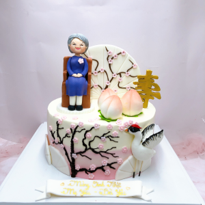 Bánh kem mừng thọ bà