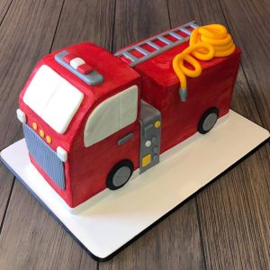 Bánh kem xe cứu hỏa