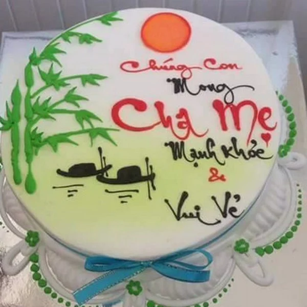 Bánh sinh nhật bố mẹ