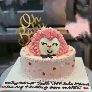 Bánh sinh nhật hình chú nhím