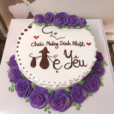 Bánh sinh nhật tặng mẹ chồng