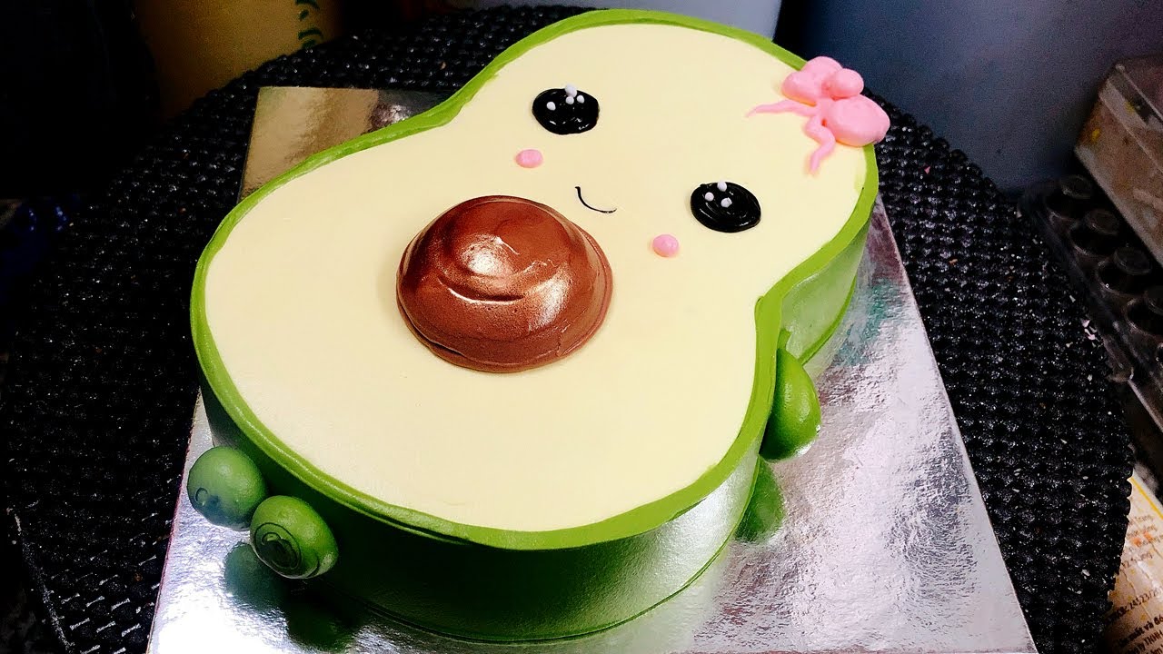 Bánh sinh nhật hình quả bơ