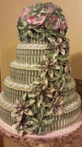 Bánh sinh nhật bằng tiền