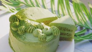 Bánh gatô matcha