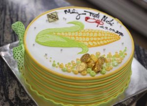 Bánh sinh nhật hình bắp ngô