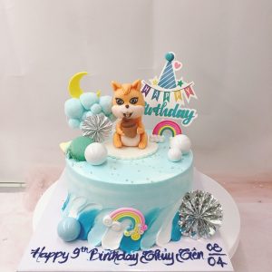 Bánh sinh nhật hình con sóc