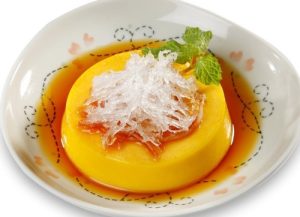 Bánh flan sầu riêng