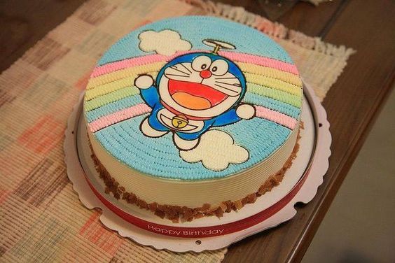 Bánh kem bé trai P88 phụ kiện doraemon ngộ nghĩnh | Bánh kem hương vị Việt  - Banhngot.vn