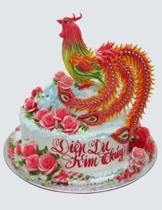 Bánh sinh nhật hình con gà trống