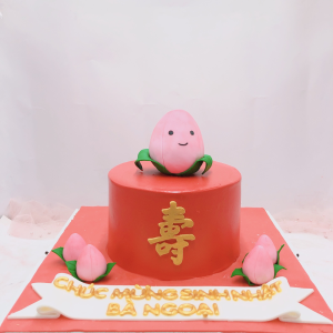 Bánh kem trái đào