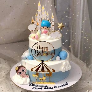 Bánh kem mừng đây tháng bé trai