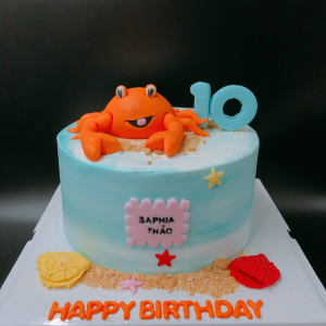 Bánh sinh nhật hình con cua