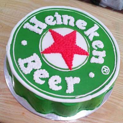 Bánh sinh nhật bia Heineken