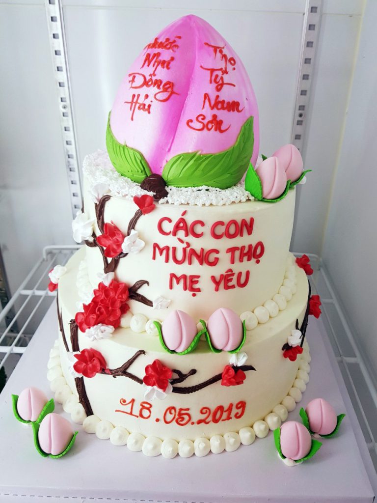 Bánh kem sữa trái cây tươi đơn giản dành tặng sinh nhật mẹ yêu (M14) -  FRIENDSHIP CAKES & GIFT