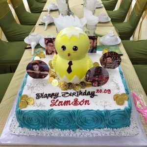 Bánh sinh nhật hình vuông đẹp