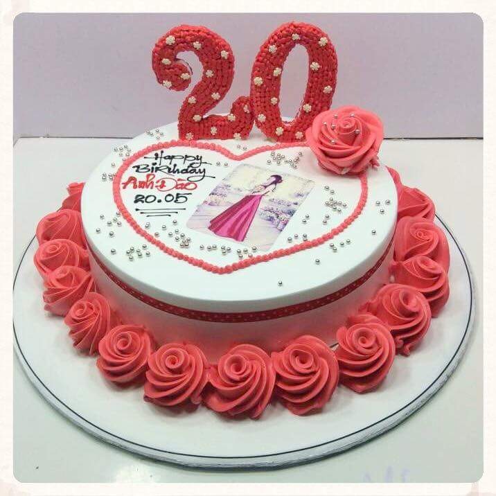 Bánh sinh nhật 20 tuổi