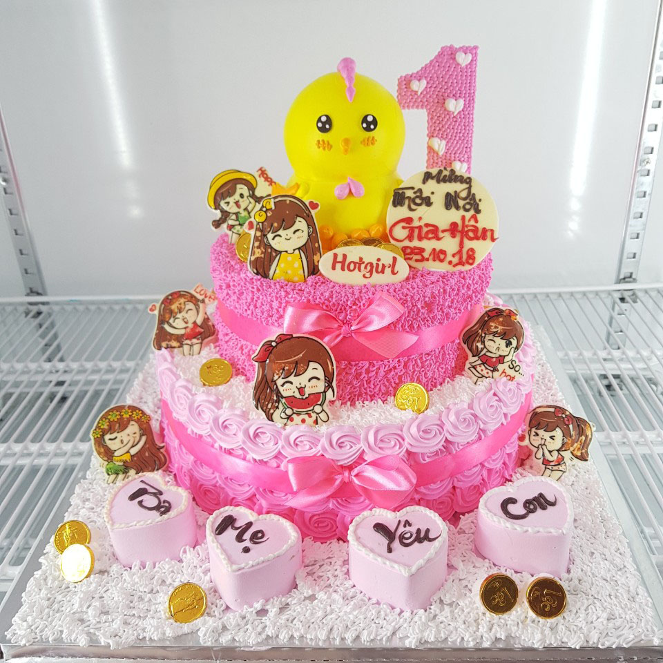 25+ Mẫu bánh sinh nhật Hello Kitty xinh xắn, dễ thương cho bé