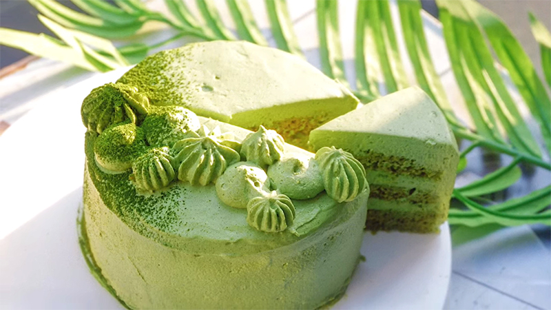 Bánh sinh nhật matcha đẹp