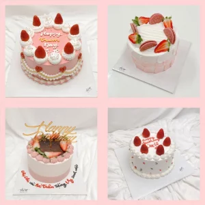 Bánh sinh nhật dâu