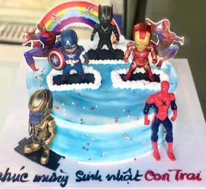 Bánh sinh nhật bé trai 8 tuổi