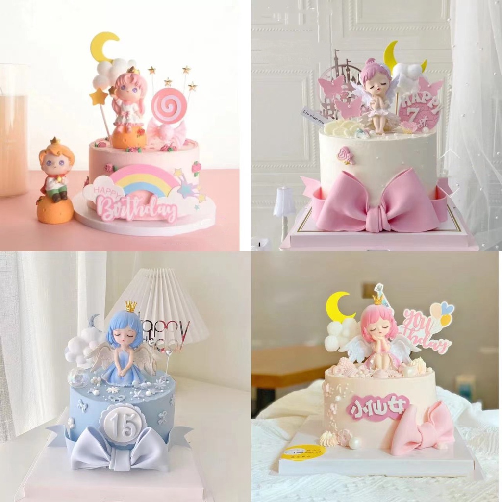 Bánh sinh nhật cho bé gái 1 tuổi | Decor sinh nhật bé gái - Decor Birthday